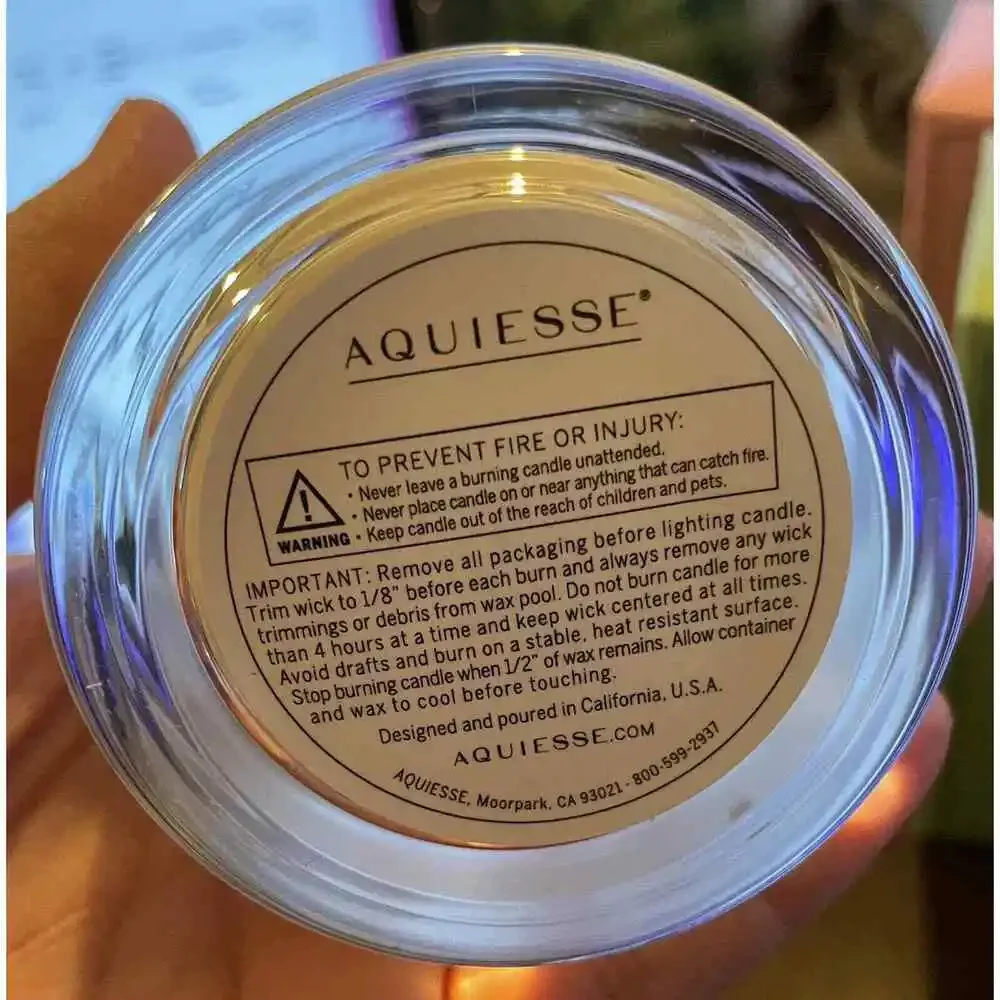 Aquiesse Cherimoya Luxury Scented Candle - 6.5 oz new in box